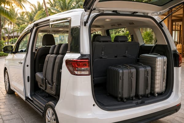 Nội thất xe riêng sạch sẽ